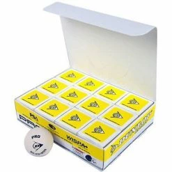 Coupon 🧨 Dunlop Pro White Squash Ball - 1 Dozen ✔️