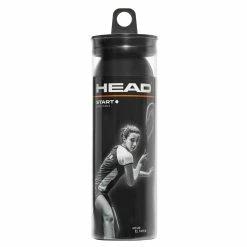 Discount 🔔 Head Start Single White Dot Squash Ball - 3 Ball Tube 🤩