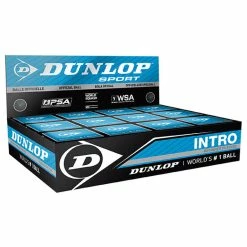 Promo 😍 Dunlop Intro Squash Ball - 1 Dozen 🧨