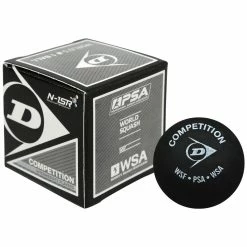Outlet ✔️ Dunlop Competition Squash Ball - 1 Ball, Single Yellow Dot ⭐