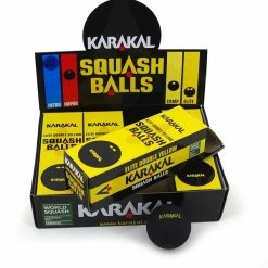 Buy ✨ Karakal Double Yellow Dot Squash Balls - 1 Dozen 🛒