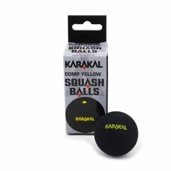 Outlet 🌟 Karakal Single Yellow Dot Squash Balls - X2 😉