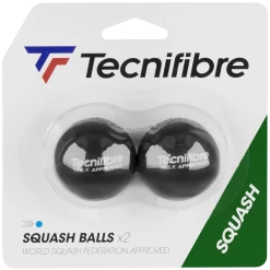 Hot Sale 👏 Tecnifibre Squash Balls Blue Dot Pack Of Two 💯